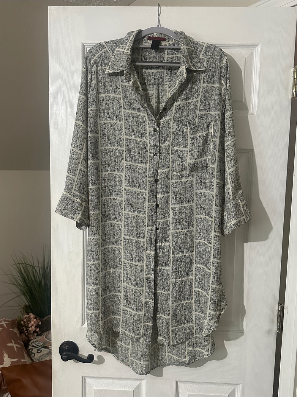 Vintage Buckle Button Down